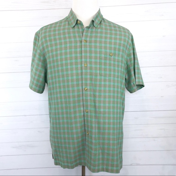 Tommy Bahama Other - Tommy Bahama Silk Button Front Short Sleeve Shirt